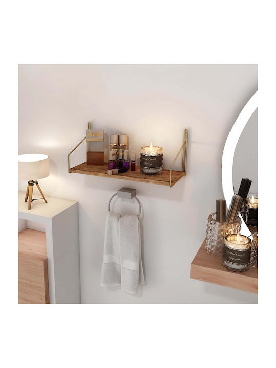 Raft Perete Gold Brown 45x16x16cm