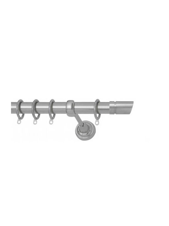 Корниз F25 Inox Symi Никел Сатен Размери 100см Единичен Свойства