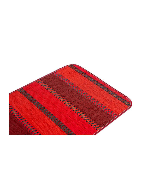 Sdim Kitchen Mat Non-Slip Base Samba 502 Red Black 54x140cm