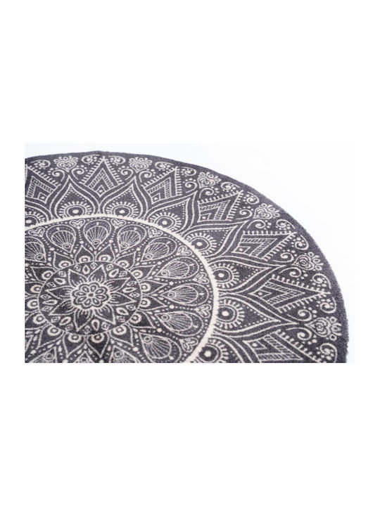 Sdim Round Kitchen Mat Non-Slip Base Universal 920 Mandala Φ100cm