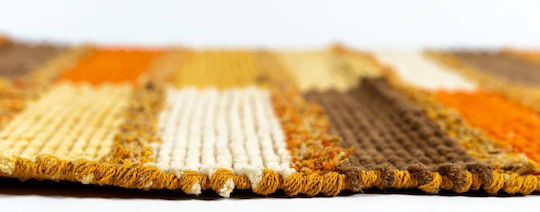 Sdim Baumwoll-Küchenmatte Seema 003 Gelb Orange 55x140cm