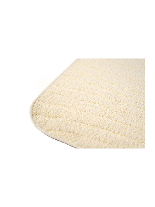 Sdim Non-Slip Bath Mat Microfiber 801-50100-WH White 50x100cm