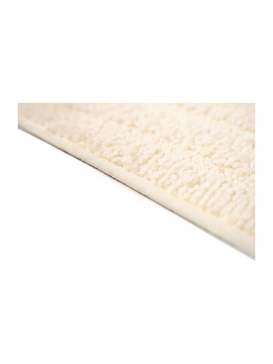 Sdim Non-Slip Bath Mat Microfiber 801-50100-WH White 50x100cm