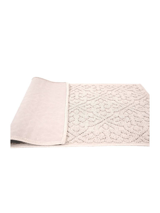 Sdim Antiderapant Covoraș de Baie Microfibra 801-5090-002W 002 Alb 50x90buc