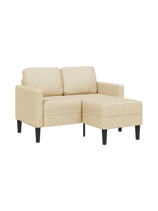 Ecke Sofa Cream 125x118x85cm