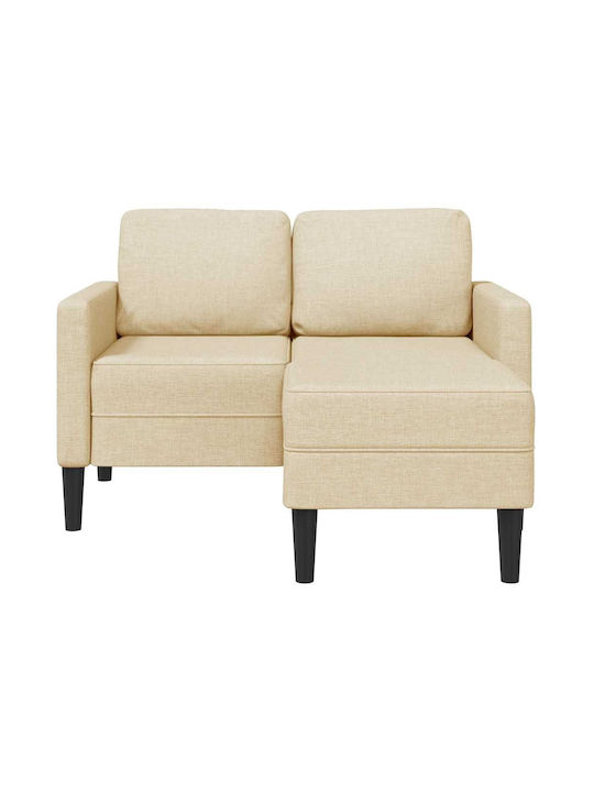 Ecke Sofa Cream 125x118x85cm