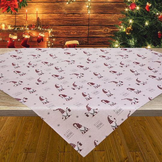 Χριστουγεννιάτικο Τραπεζομάντηλο Stofa Gnomes 80% Pes 20% Cotton Wooven 150×260 Liolios Home
