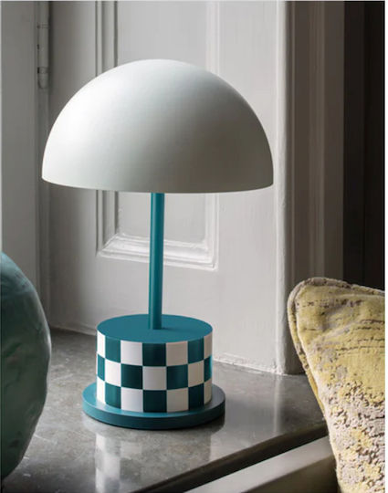 Lampă LED portabilă Riviera Printworks Pw00593 Turcoaz Albă