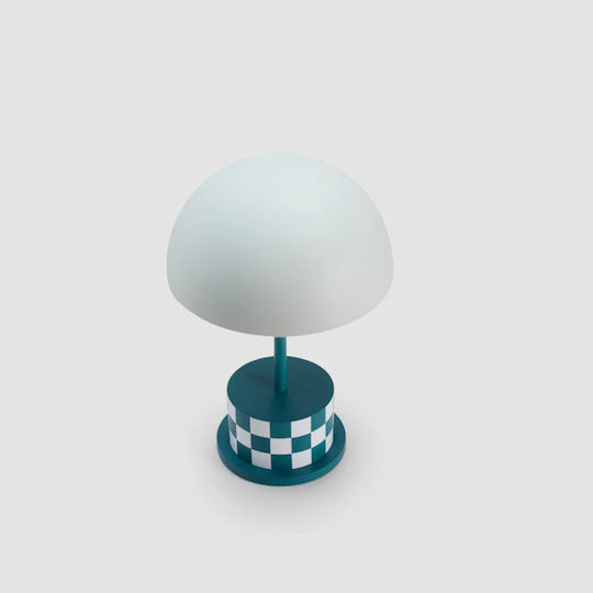 Lampă LED portabilă Riviera Printworks Pw00593 Turcoaz Albă