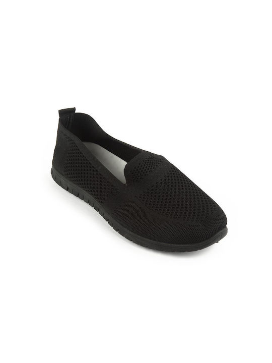 Fshoes Women's Canvas Slip-Ons Black