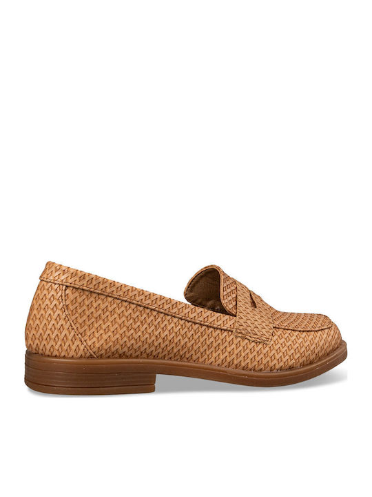 Γυναικεία Loafers σε Μπεζ Χρώμα