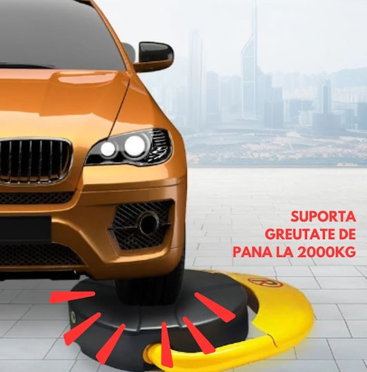 Car Parking Lock Remote Control Battery USB Cable Max 2000kg 3.8kg 40 X 45 X 12.5 X 7.5 Cm Yellow-Black