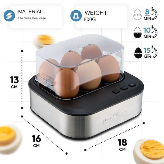 Profi Cook Eierkocher 16 Plätze 400W Gray