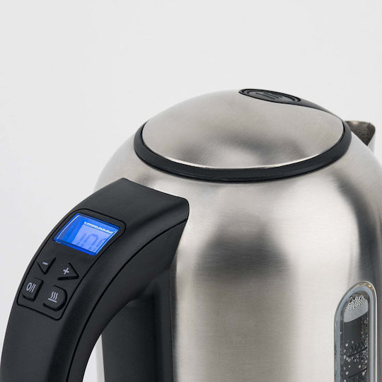 HKoenig Електрическа Кана 1.7л 2200W Сребрист