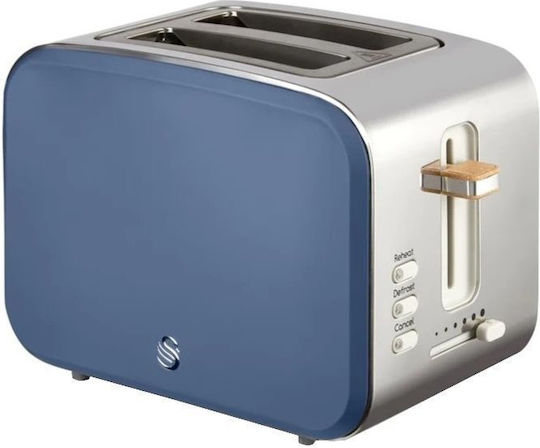 Swan Nordic Φρυγανιέρα 2 Θέσεων 900W Μπλε