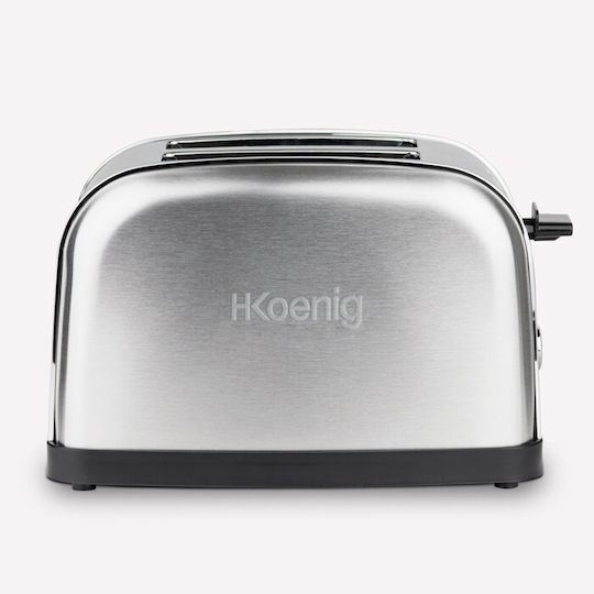 HKoenig Tos7 Toaster 2 Slots 850W Gray