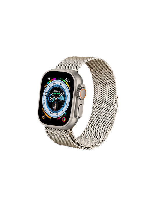 Crong Milano Armband Rostfreier Stahl Champagne (Apple Watch)