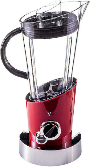 Casa Bugatti Vela Evolution Μπλέντερ με Κανάτα Tritan 1.5 lt 500W Red