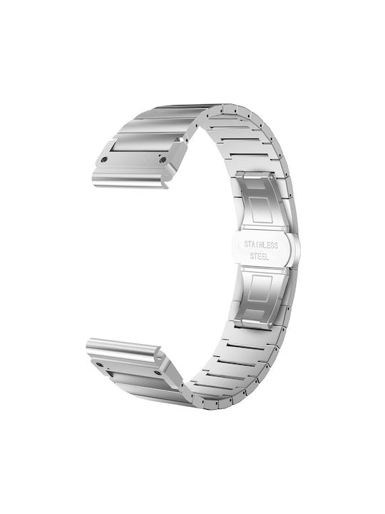 Techsuit W012 Armband Rostfreier Stahl Silber (Garmin Instinct)
