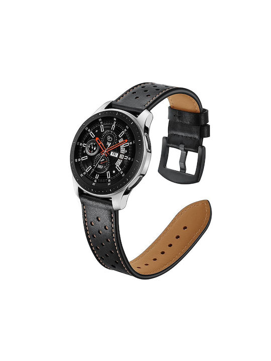 Tech-protect Leather Strap Samsung Galaxy Watch 46mm Black