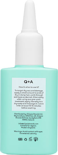 Q+A Natural Skincare Νourishing Hair Oil 50ml