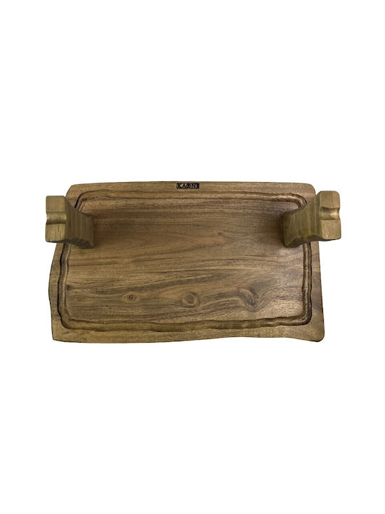 Nakaro Wood Wooden Serving Platter 35x25x14cm