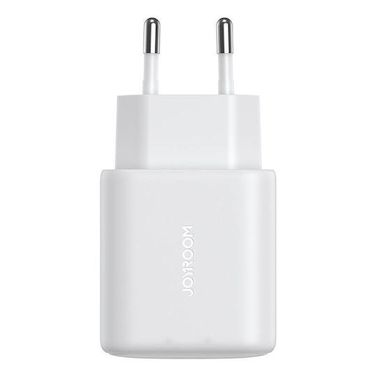 Joyroom Charger with USB-C Port and Cable USB-C - USB-C 30W Power Delivery Whites (JR-TCF24)