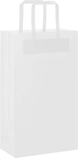 vidaXL Paper Bag for Gift White 21x36x11cm. 250pcs
