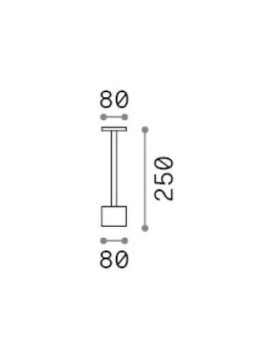 Ideal Lux Decorative Lamp Gray