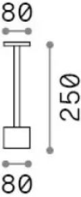 Ideal Lux Dekorative Lampe Gray
