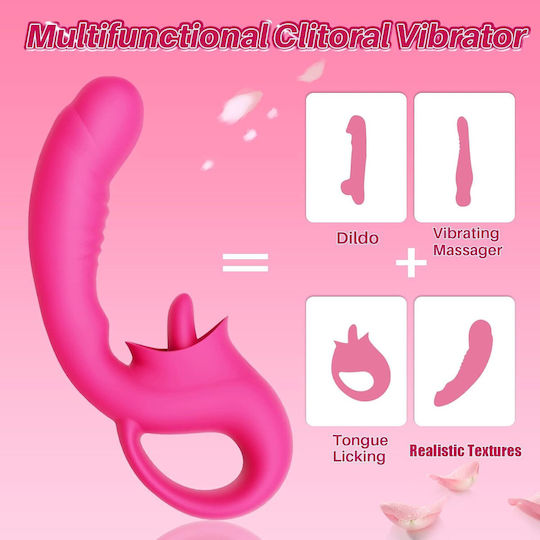 SMD Double Trouble Двойна Вибратор 18.7см Fuchsia