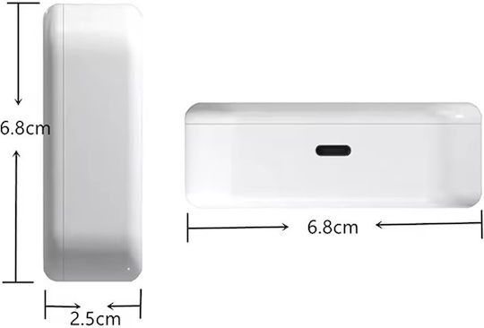 Electronic Lock in color Silver with Connectivity Wi-Fi and Bluetooth