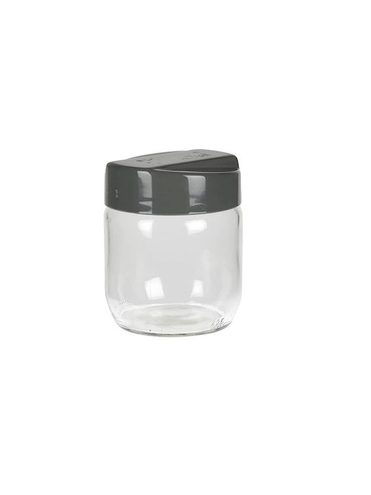 Excellent Houseware Set 2Stück Gläser für Zucker / Kaffee mit Deckel Glas Transparent 425ml