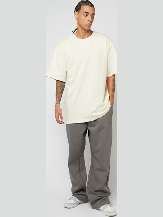 Small Signature T-shirt Off-white, Μπεζ