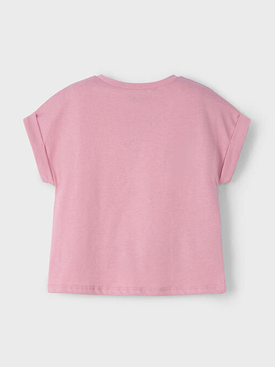 Kids Top Short-sleeved Pink