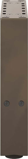 vidaXL Metallic Furniture Leg 2 Pieces Suitable for Table / Coffee Table 30x30x30cm Natural