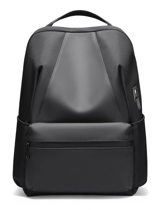 Mark Ryden Rucsac Impermeabil pentru Laptop 15.6" cu Port USB în Culoare Neagră