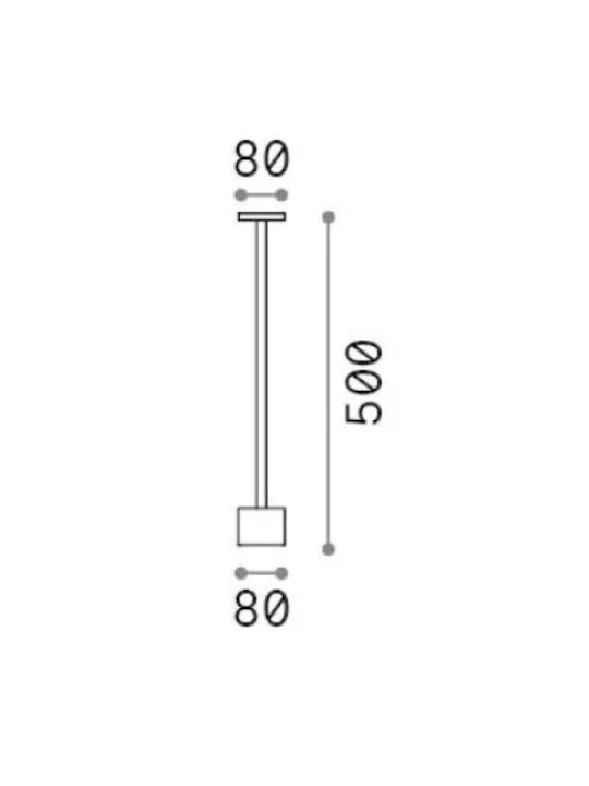Ideal Lux Επιτραπέζιo Φωτιστικό LED 8W 50x8cm Ideal Lux Επιτραπέζιo Φωτιστικό LED 8W 50x8cm