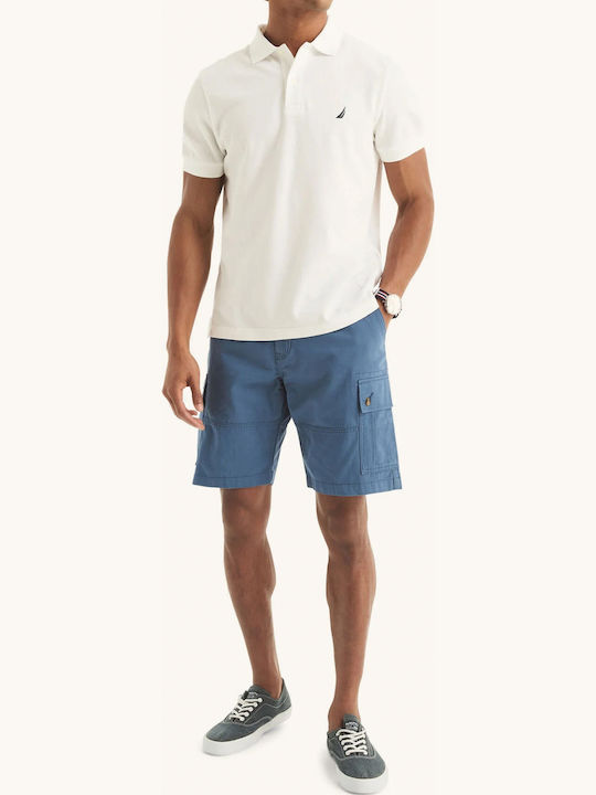Polo Short Sleeve White Blouse
