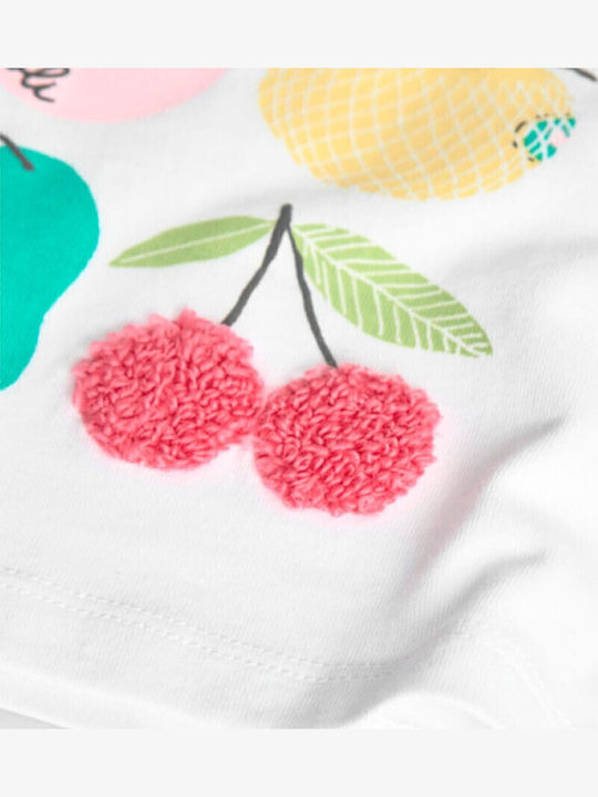 Kids' Set with Shorts Summer 2pcs White
