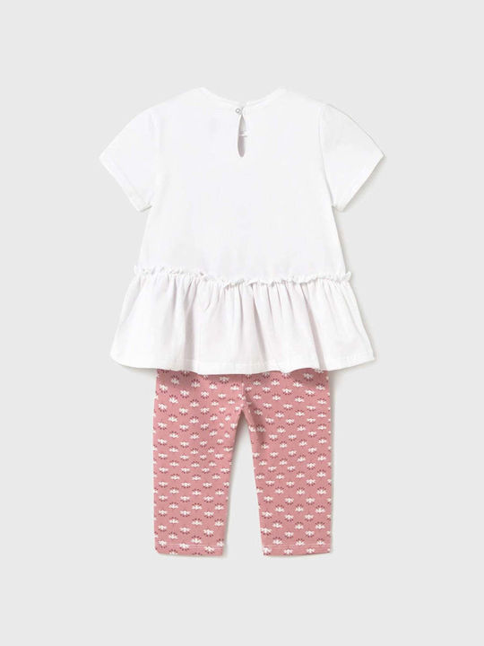 Mayoral Kids' Set with Leggings Summer 2pcs Rotten Apple