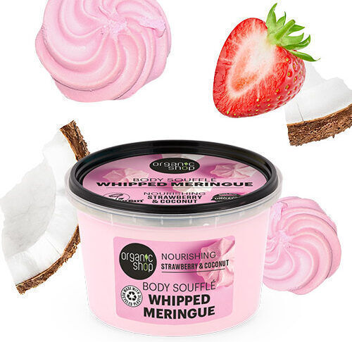 Organic Shop Strawberry & Coconut Ενυδατική Lotion Σώματος με Άρωμα Καρύδα 250ml