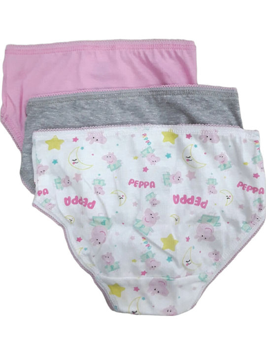 Peppa Pig Kids' Set with Briefs Multicolored 3pcs
