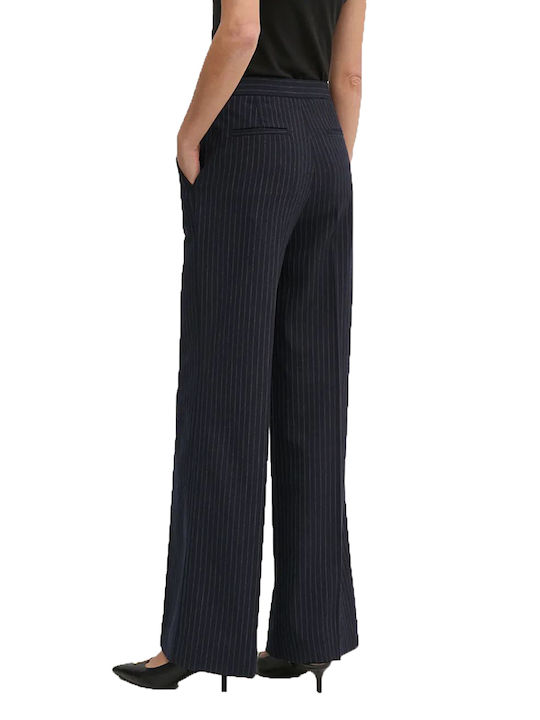 Calvin Klein Women's Fabric Trousers Blue