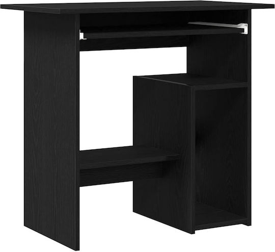 Γραφείο 80x45x74εκ. Μαύρο Δρυς