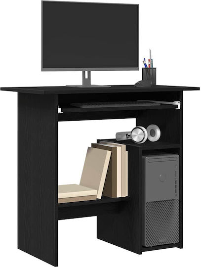 Schreibtisch Holz Black Oak 80x45x74cm