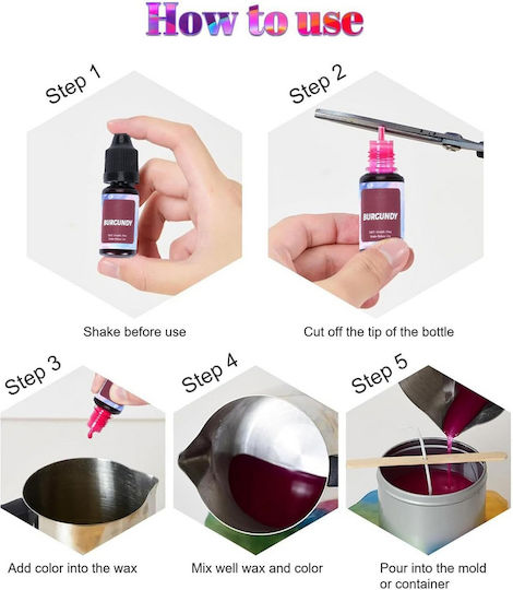 Υγρό Κερί Ροζ 10ml