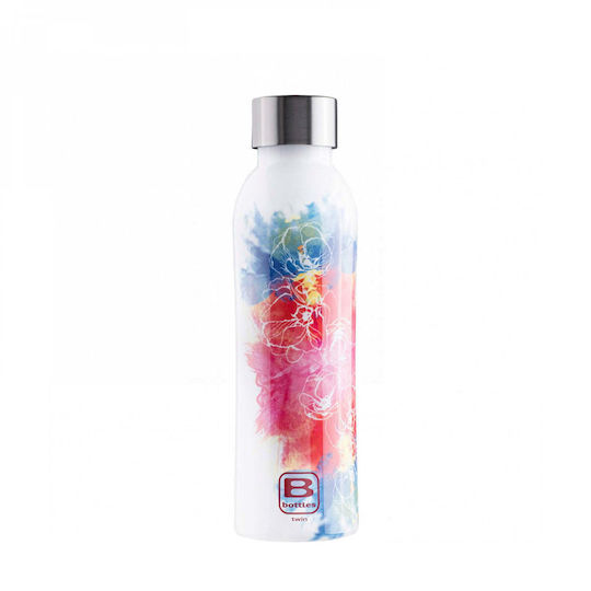Ανακυκλώσιμο Ποτήρι Θερμός Ανοξείδωτο 500ml Multicolor