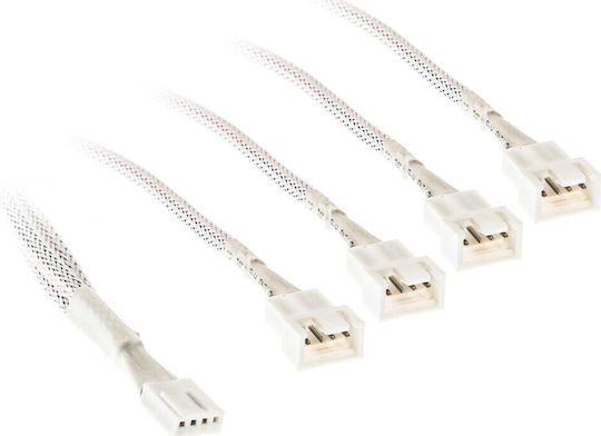 Kolink 4-Pin pwm - 4-Pin pwm / 4-Pin Fan Cable 0.35m White