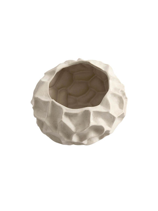 Muubs Vază Decorativă Ceramică Alb 18x18x11.5cm 1buc
